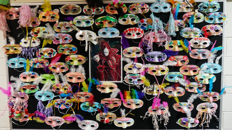 Italian Masks from Holy SPirit